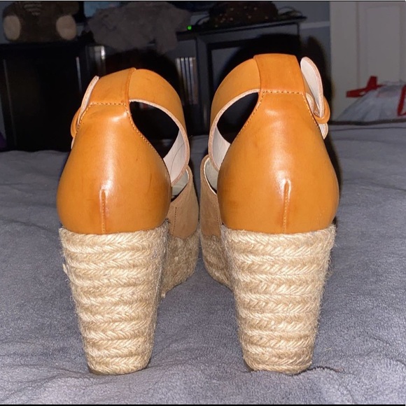 marc fisher cala espadrille platform sandals SZ 7 - Picture 4 of 7